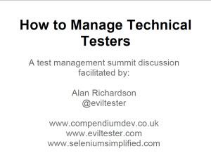 Test Management Summit Talk Thumbnail