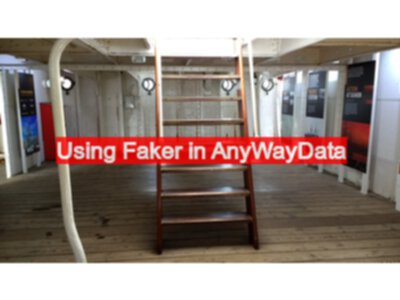 Using Faker to Generate Random Data in AnyWayData