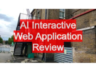 AI Interactive Web Application Review