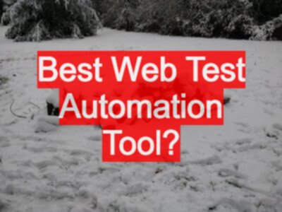 What tool to choose for Web UI Test Automation?